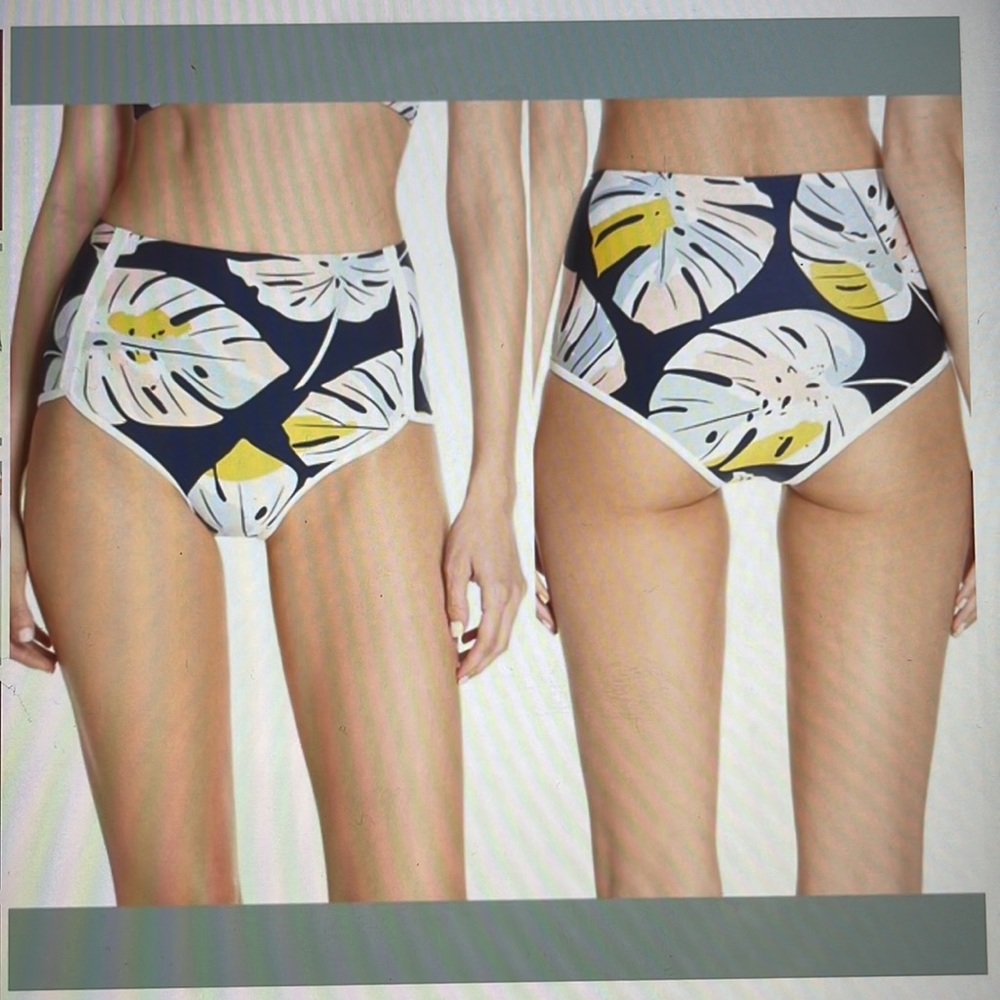 NWOT L*space Womens Cali Palm Springs high waisted bikini bottoms size large